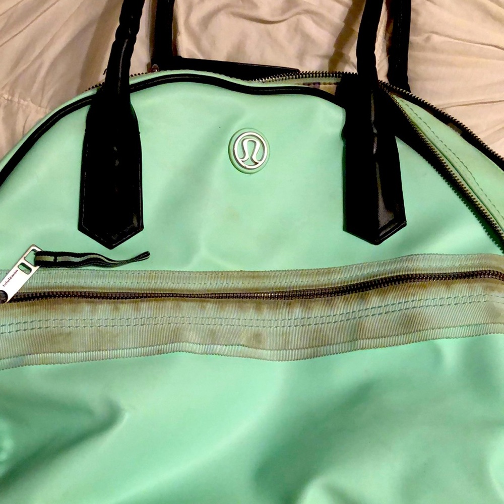 Used Lululemon sweat once a day gym bag
